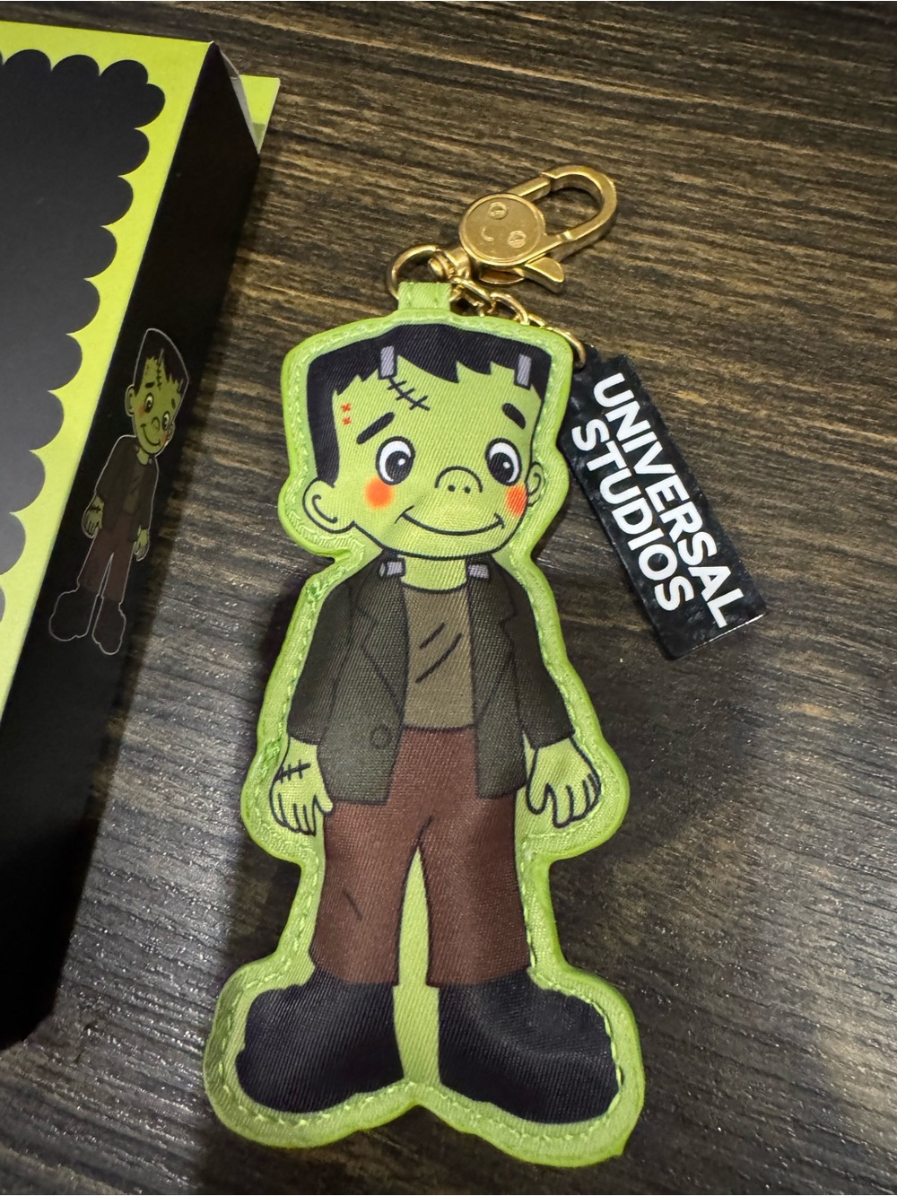 Universal x Whatever! Makes you happy Frankenstein Plush Bag Charm CHASER - Picture 2 of 2